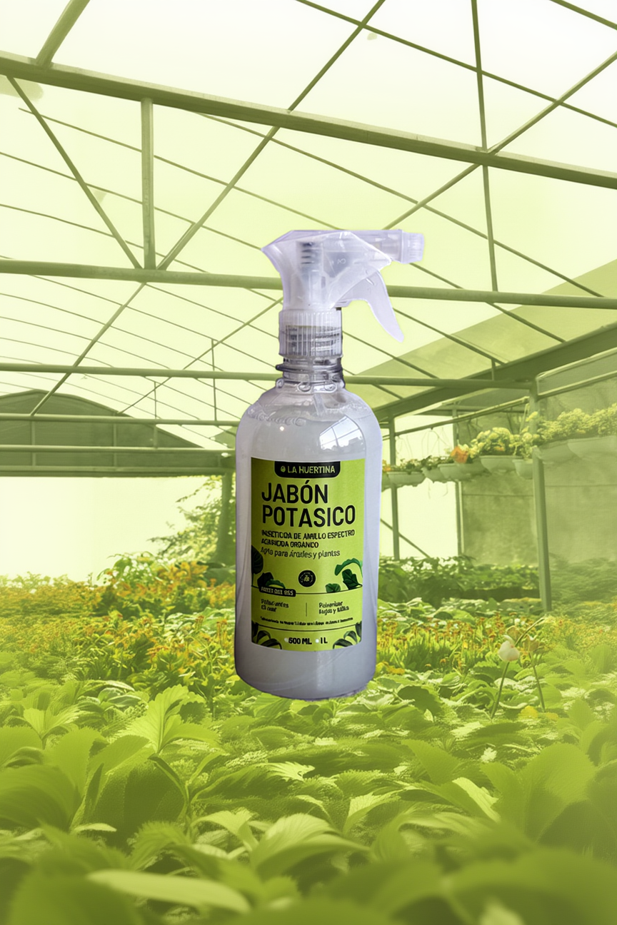 Insecticida orgánico Jabón Potásico (listo para usar)