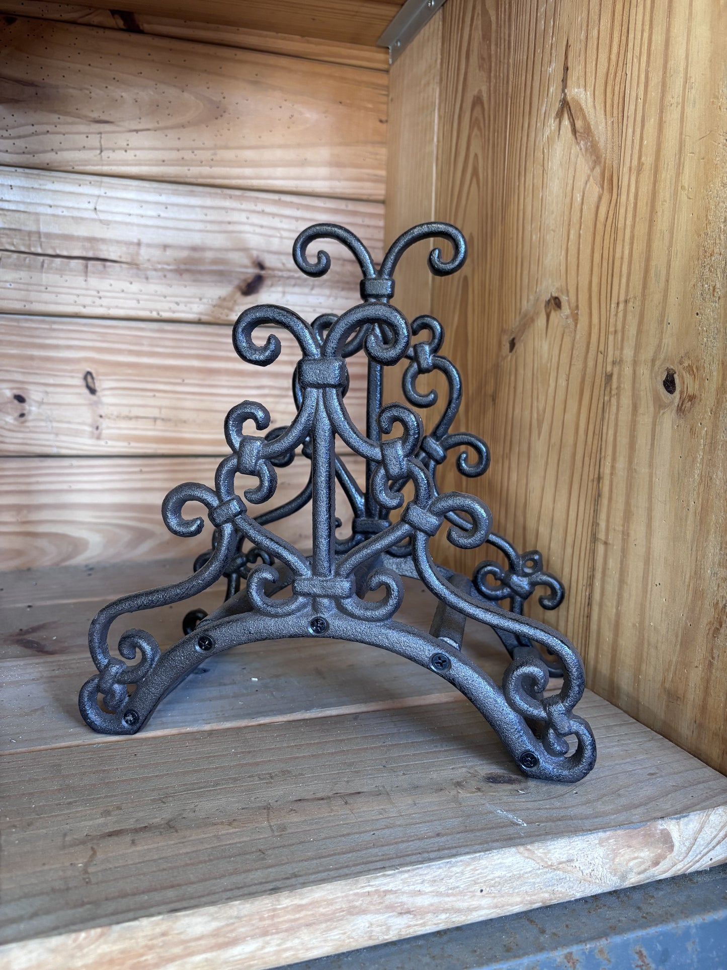 Soporte de hierro para manguera