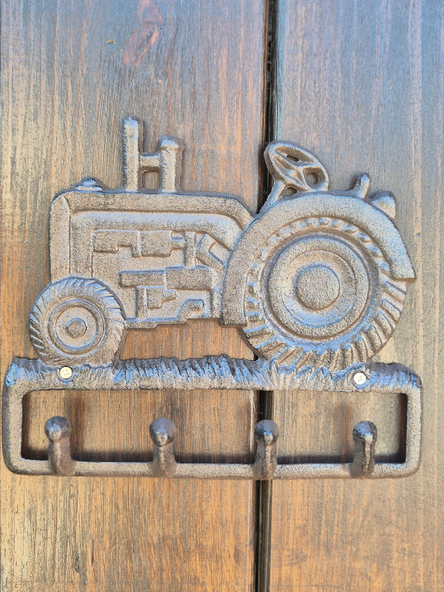 Perchero tractor de hierro