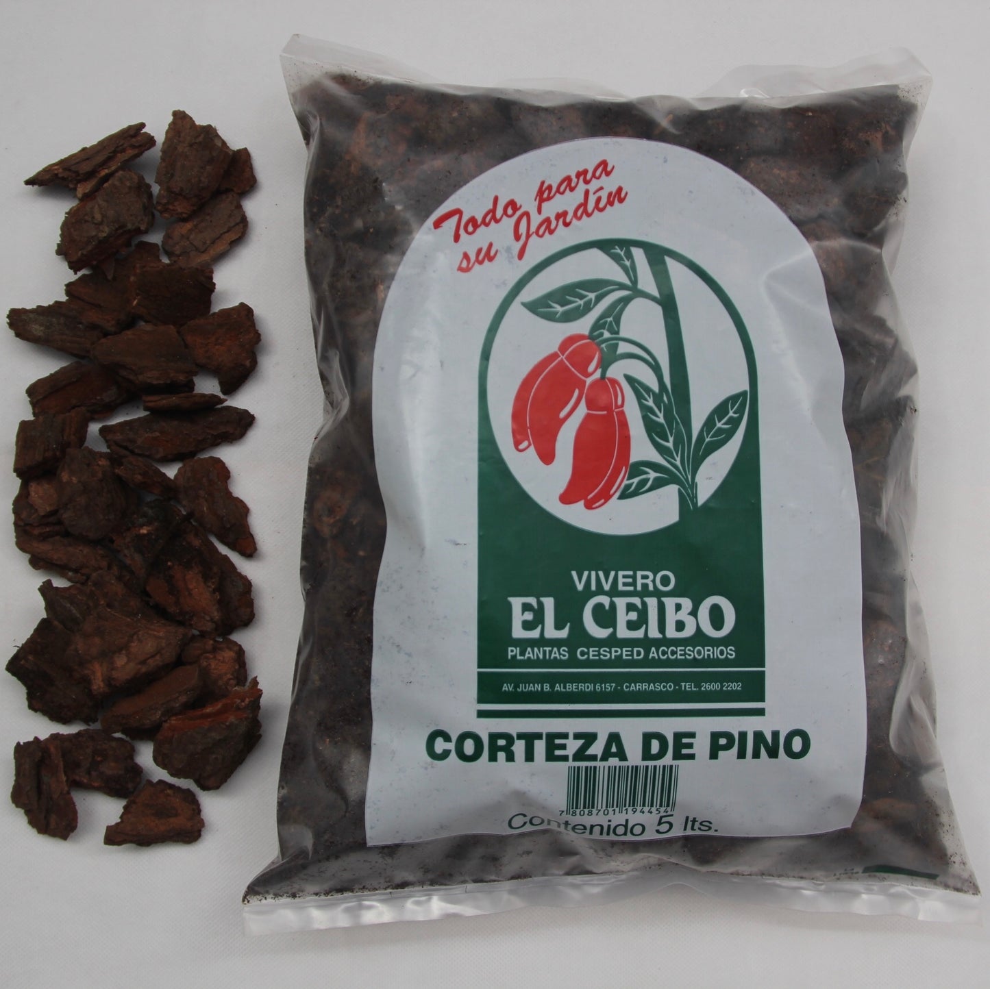 Corteza de Pino o Mulch